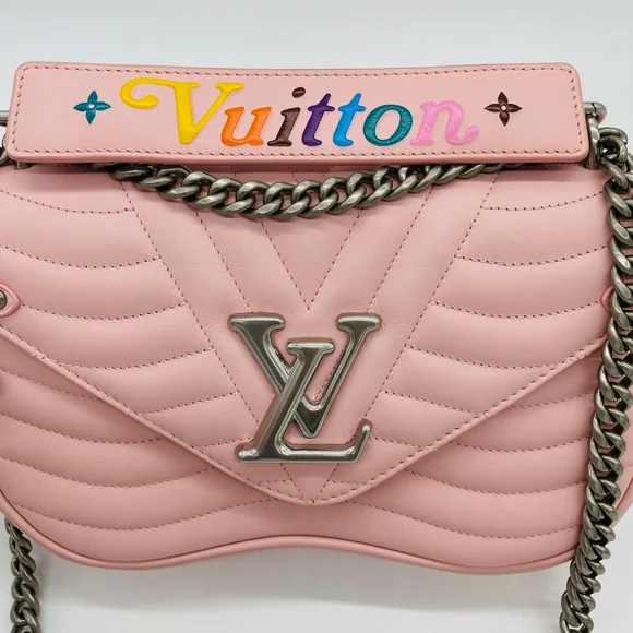 SOLD!!!!Louis Vuitton New Wave Chain Bag Mm S Pin - Picture 5 of 16